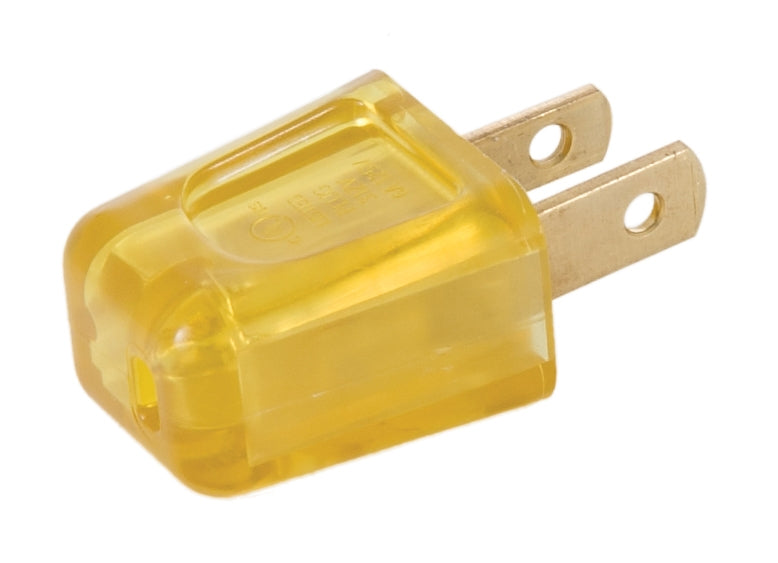 Plamp Plug Clear Gold Polarized Quick Connect Lamp Plugs (48552) - Antique Lamp ...