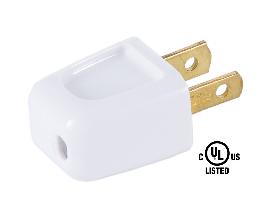 White Polarized Quick Connect Lamp Plugs