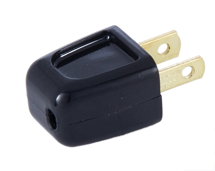 Plamp Plug Black Polarized Quick Connect Lamp Plugs (48554) - Antique Lamp Supply ...
