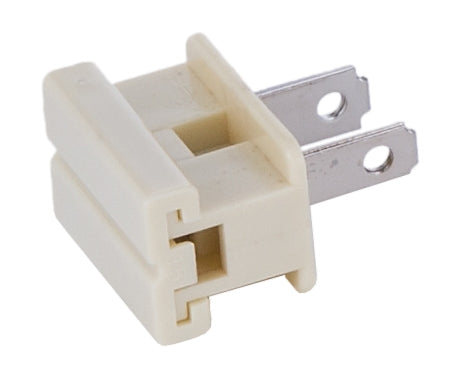Plamp Plug Ivory Slide On Type Polarized Lamp Plugs (48555i) - Antique Lamp Supply ...