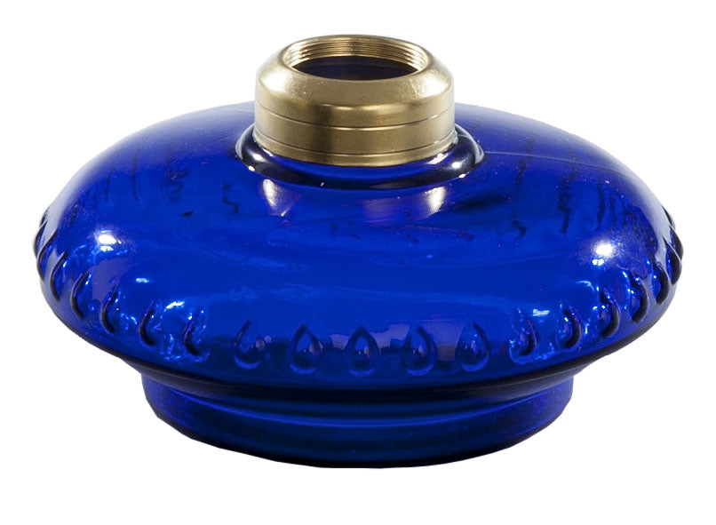 Cobalt Blue Glass Bracket Lamp Font