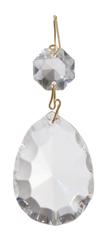 Clear Fire Polished Pendalogue, your choice of 1-1/2" or 2" sizes