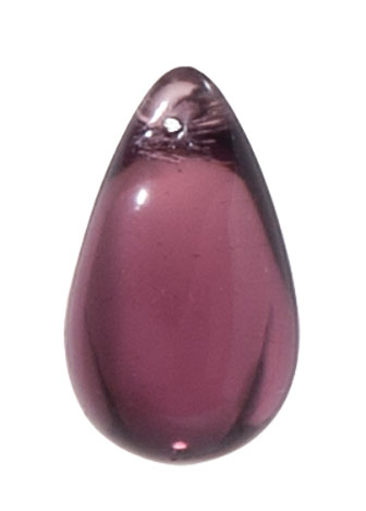 1-1/8" Amethyst Glass Grape - Hand Made