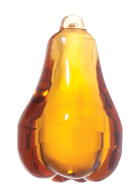 Amber Crystal Pear Chandelier Trimming, your choice of 40mm, 50mm, or 70mm tall