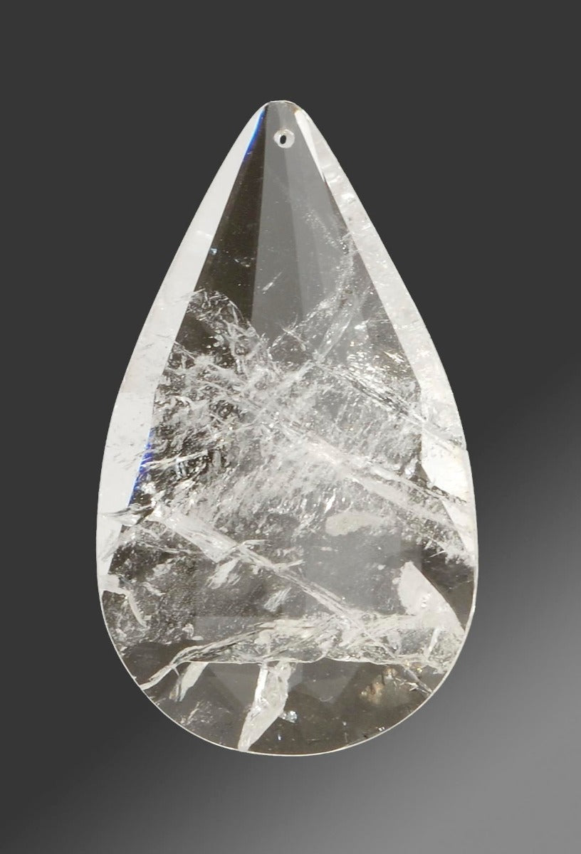 Full Cut Almond Rock Crystal, your choice of 2", 2-1/2", 3", 3-1/2" or 4" sizes