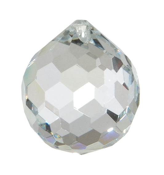 Lot 391 - A crystal ball chandelier Lot 391 - A crystal ball chandelier