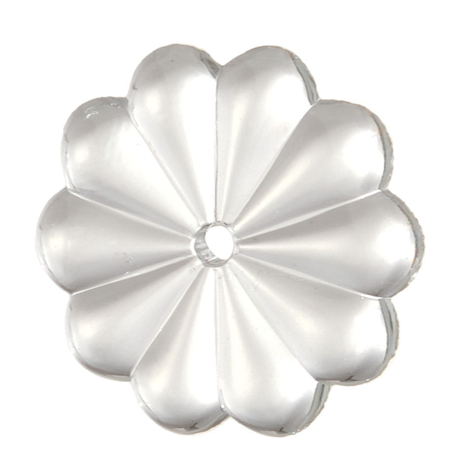 Glass Rosette Pendant, your choice of sizes ranging from 19/32" (15mm) to 2-3/8" (60mm)
