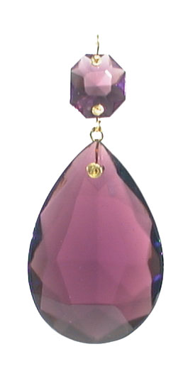 Amethyst Pendalogue, 1-1/2" and 2" sizes available