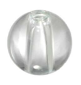 1 3/16" (30mm) Clear Smooth Crystal Ball