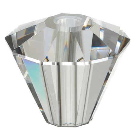 Clear Crystal Faceted Break, 2 1/4" (57mm), 2 5/8" (67mm)