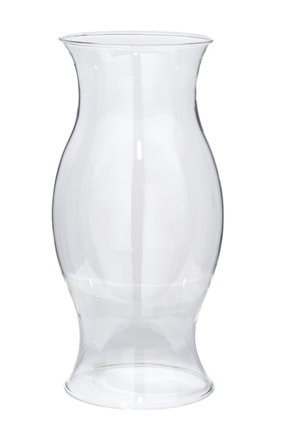 4 7/8" Wide, 11-1/4" Tall Hurricane Shade - Clear Borosilicate Glass