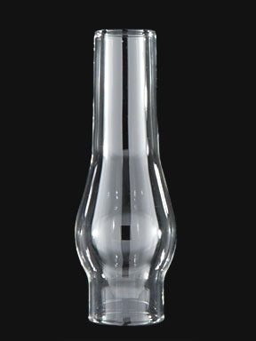 1 1/8" Fitter, 4-1/2" Tall Clear Lamp Chimney