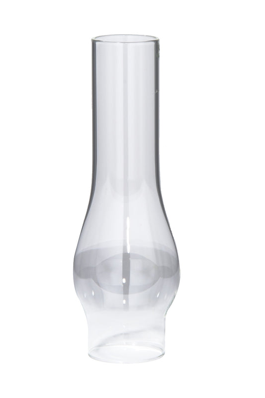 1 5/8" Fitter, 6 1/2" Tall Clear Lamp Chimney