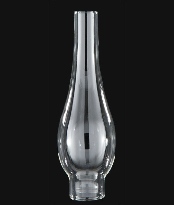 1 5/8" Fitter, 8-1/2" Tall Clear Lamp Chimney