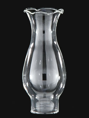 1 1/4" Fitter, 4-1/2" Tall Clear Miniature Chimney