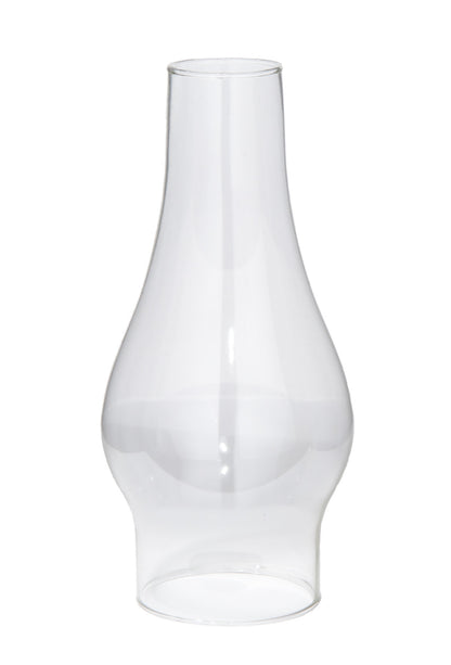 3" Fitter, 8-1/2" Tall Clear Chimney Globe