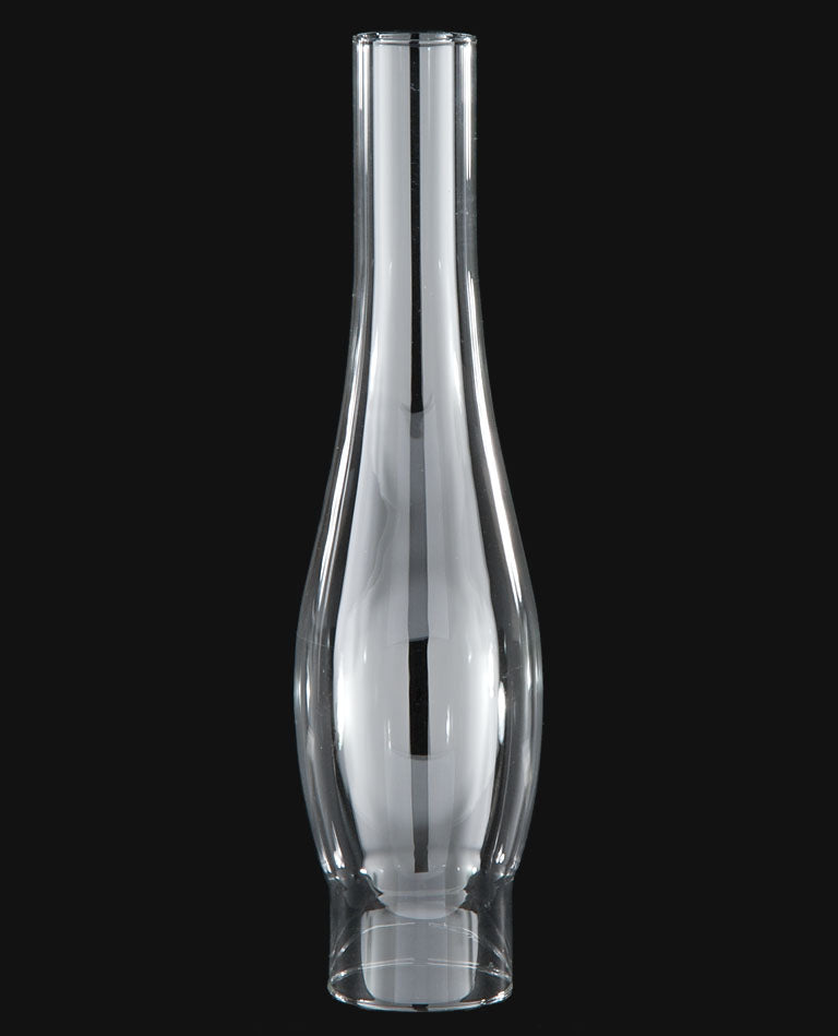 2 3/8" Fitter, 12-1/4" Tall Clear Glass Chimney