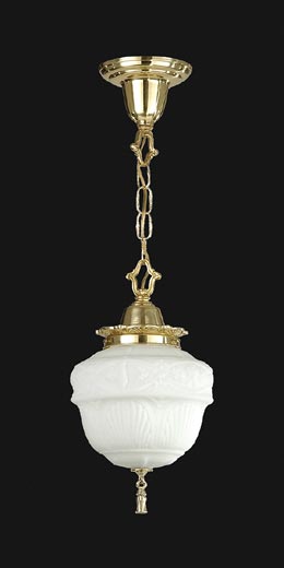 Pendant fixture complete w/shade (Pictured)