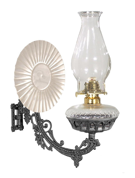 Metal Reflector-type Iron Wall Bracket Lamp with No. 2 Oil Burner