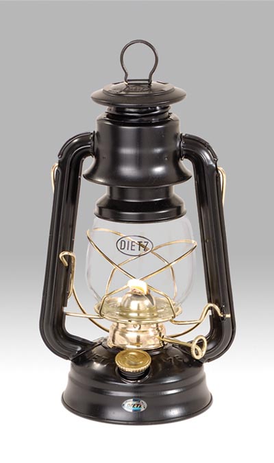 Black and Gold Dietz Brand #76 "The Original" Oil Lantern