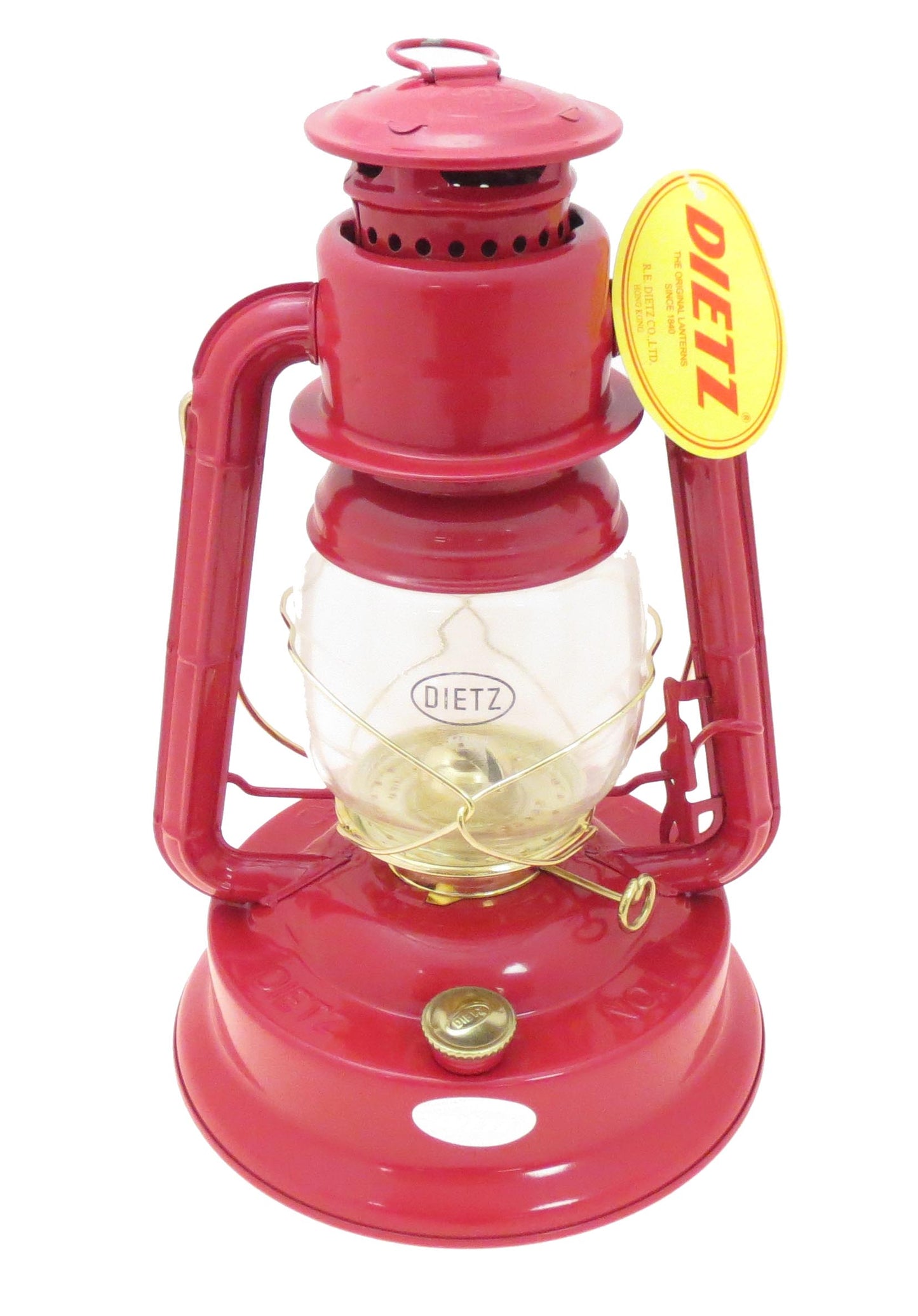 Red and Gold Dietz Brand #1 "Little Wizard" Oil Lantern