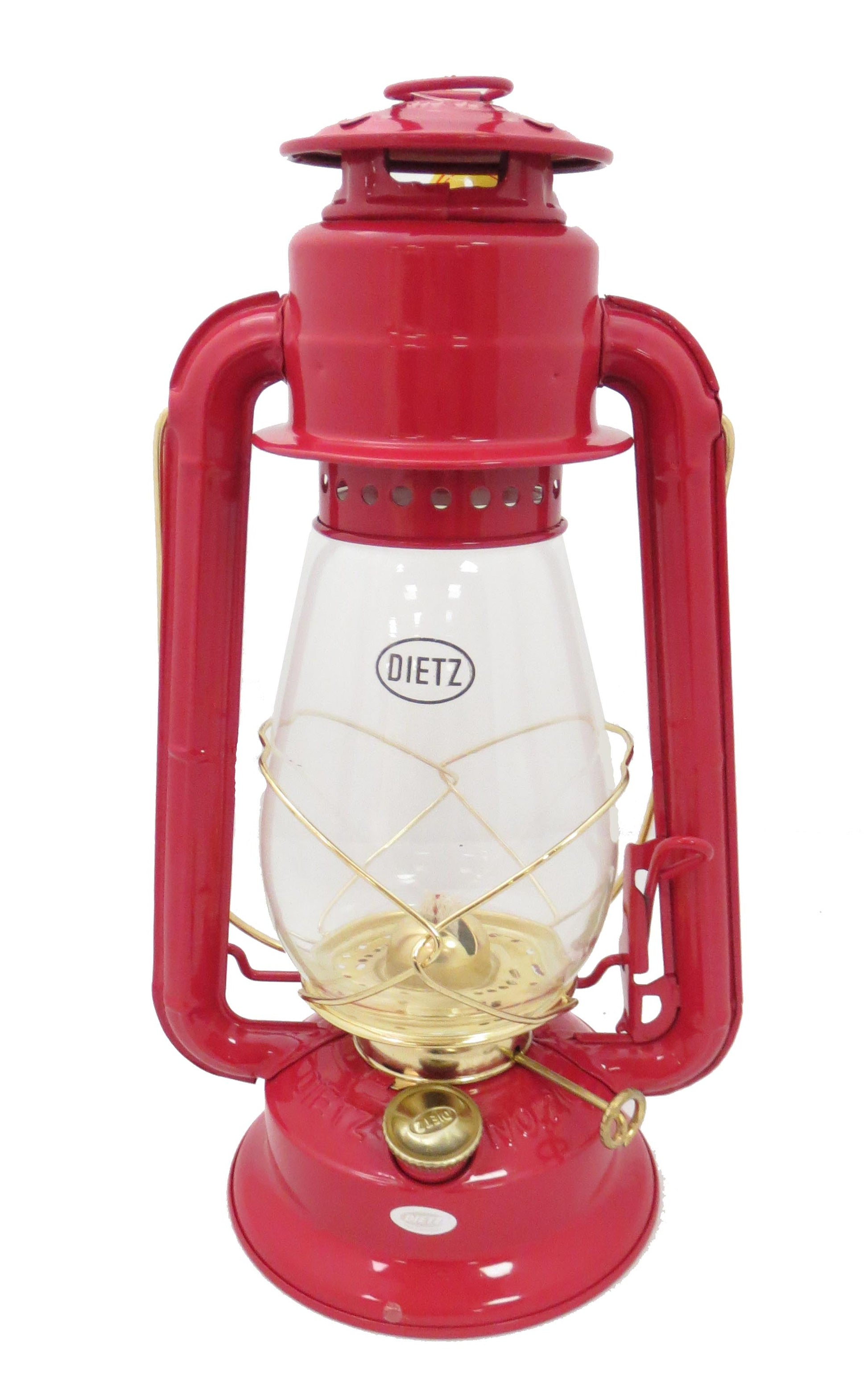 Dietz #20 Junior Lantern Red with Gold Trim