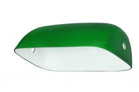 Cased Green Pharmacy Lamp Shade