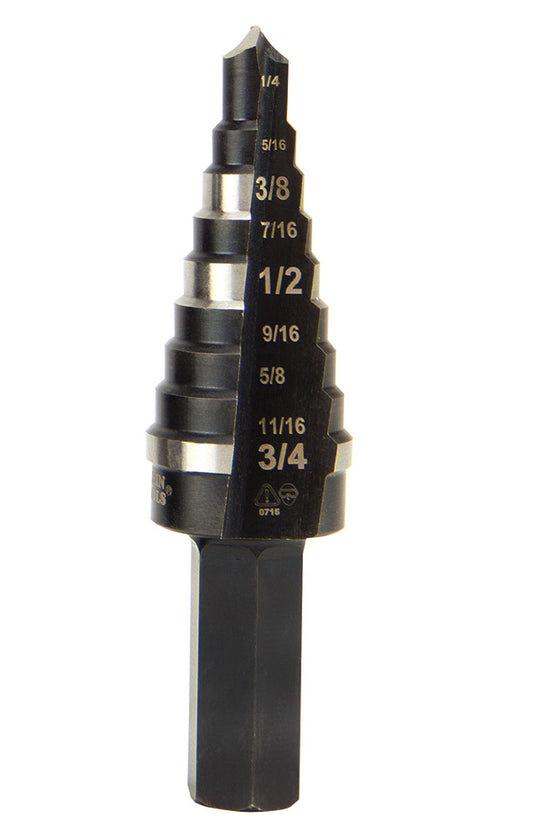 Klein Tools Step Drill Bit #3 - Double-Fluted