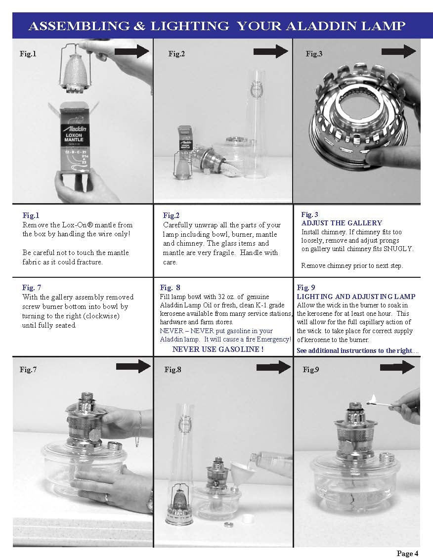 Aladdin Lox-On Mantle For Models 12, A, B, C, No. 21C, No. 23 And No ...